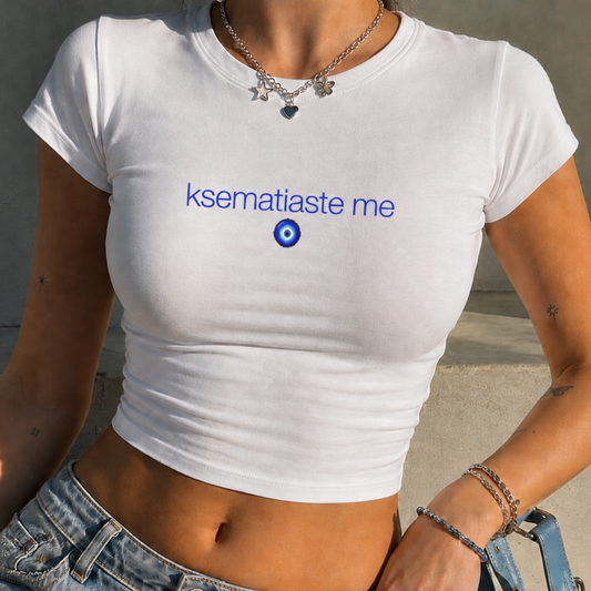 ksematiaste me 🧿 crop top