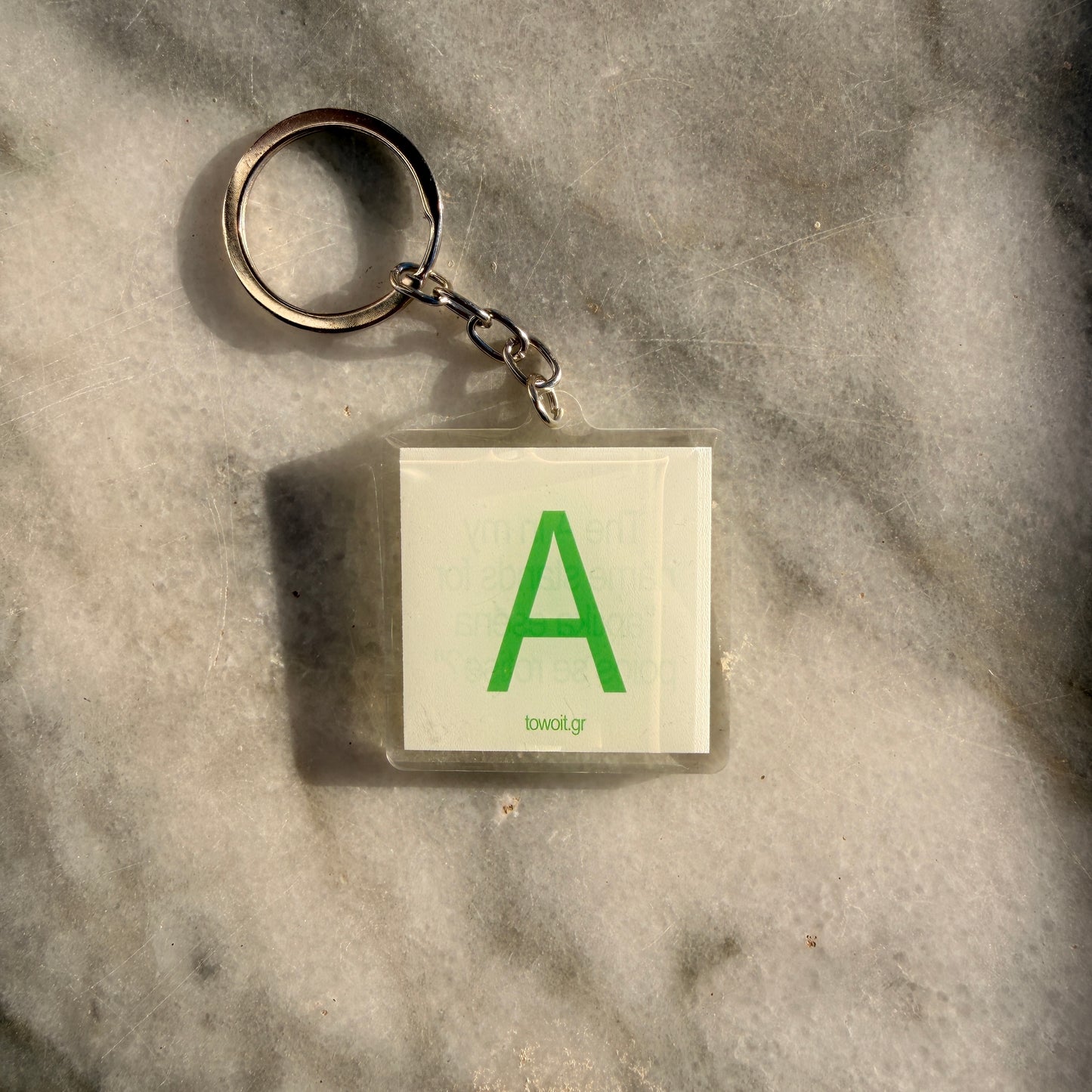 towoit plexiglass keychain - A
