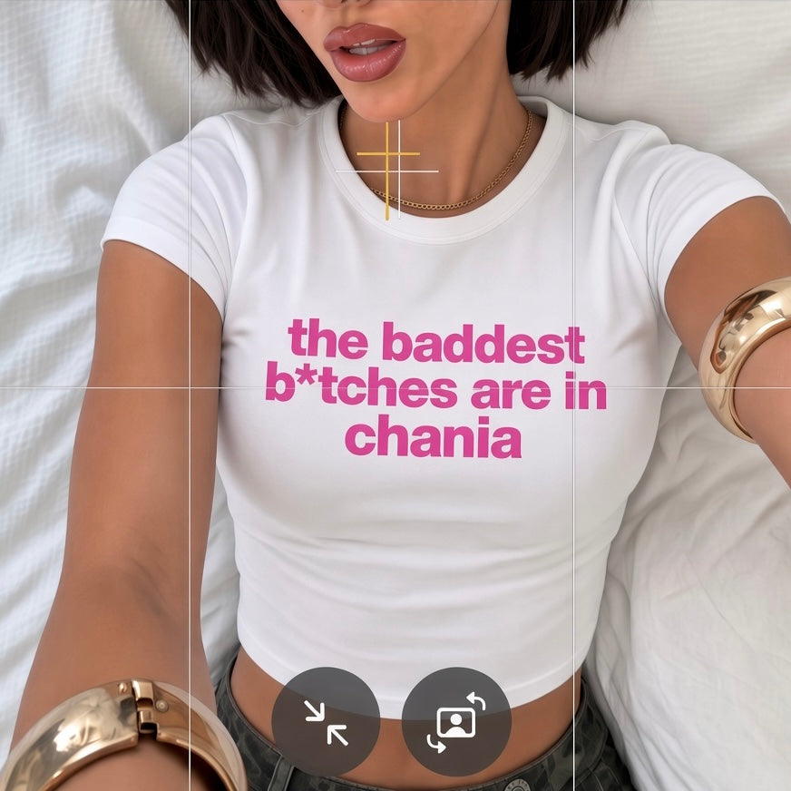 crop top - the baddest b*tch (choose the place)