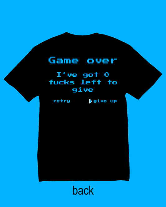 T-shirt game over x STOA_SKG