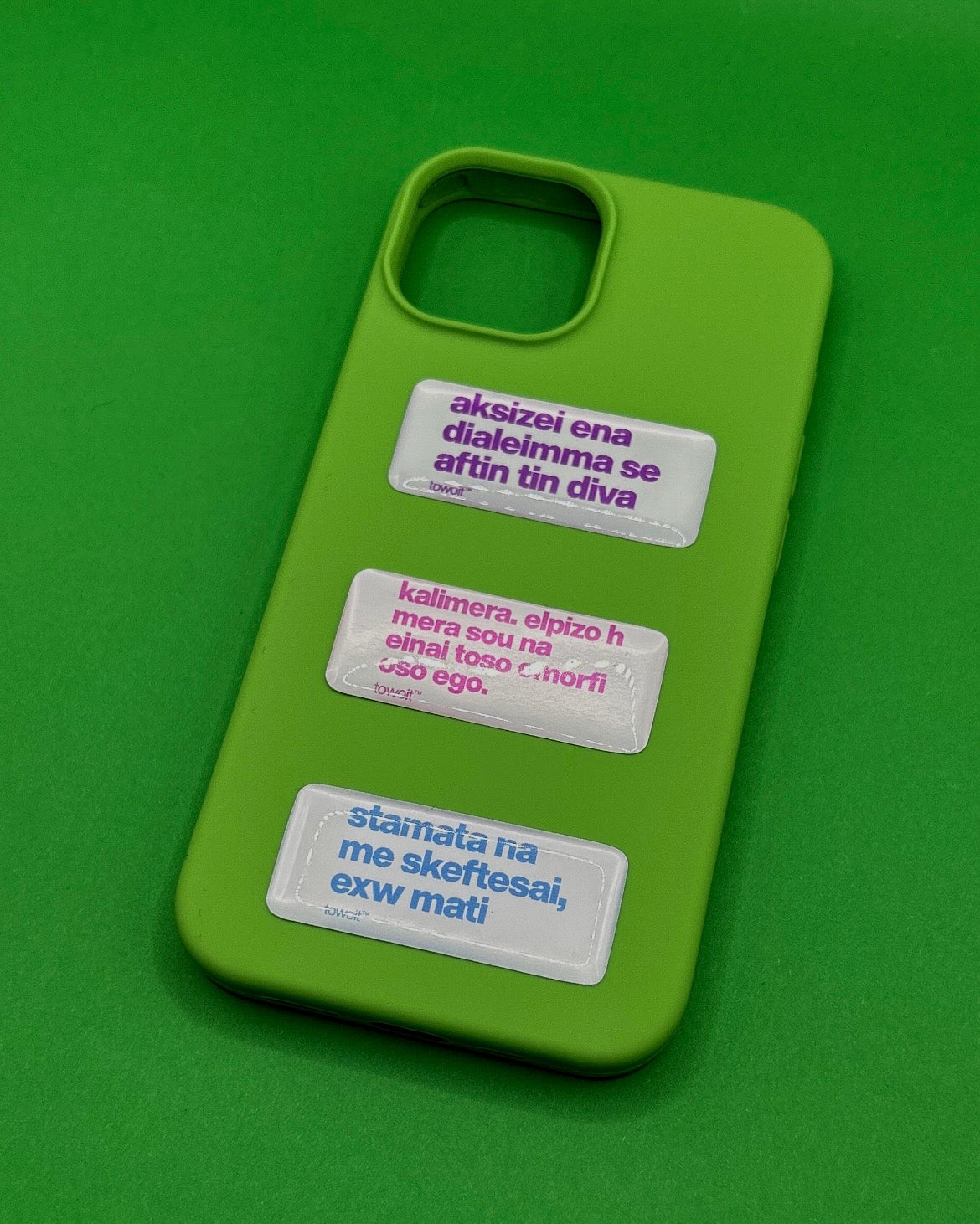 3D towoit sticker pack of 3 stickers