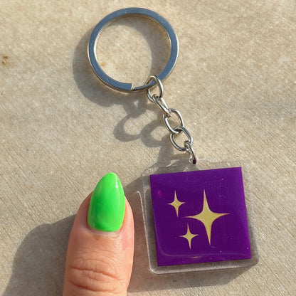 🔮towoit plexiglass keychain - witch🔮