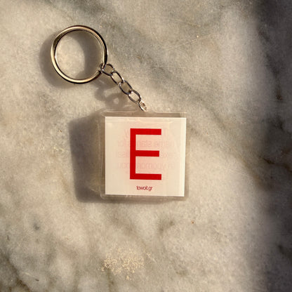 towoit plexiglass keychain - E