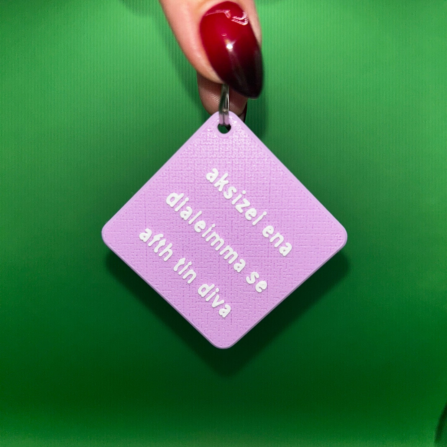 💜towoit 3D keychain - diva💜