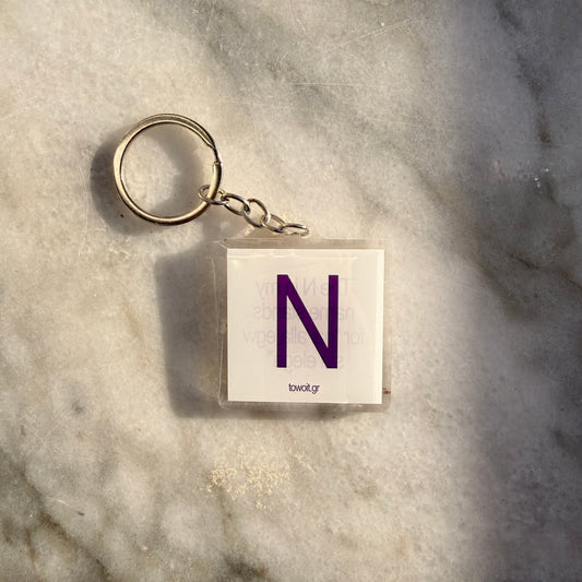 towoit plexiglass keychain - N