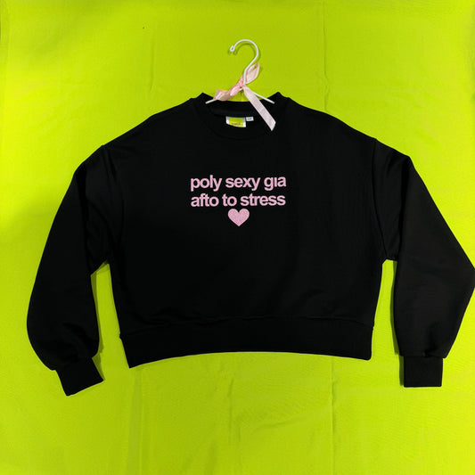 poly sexy towoit crewneck