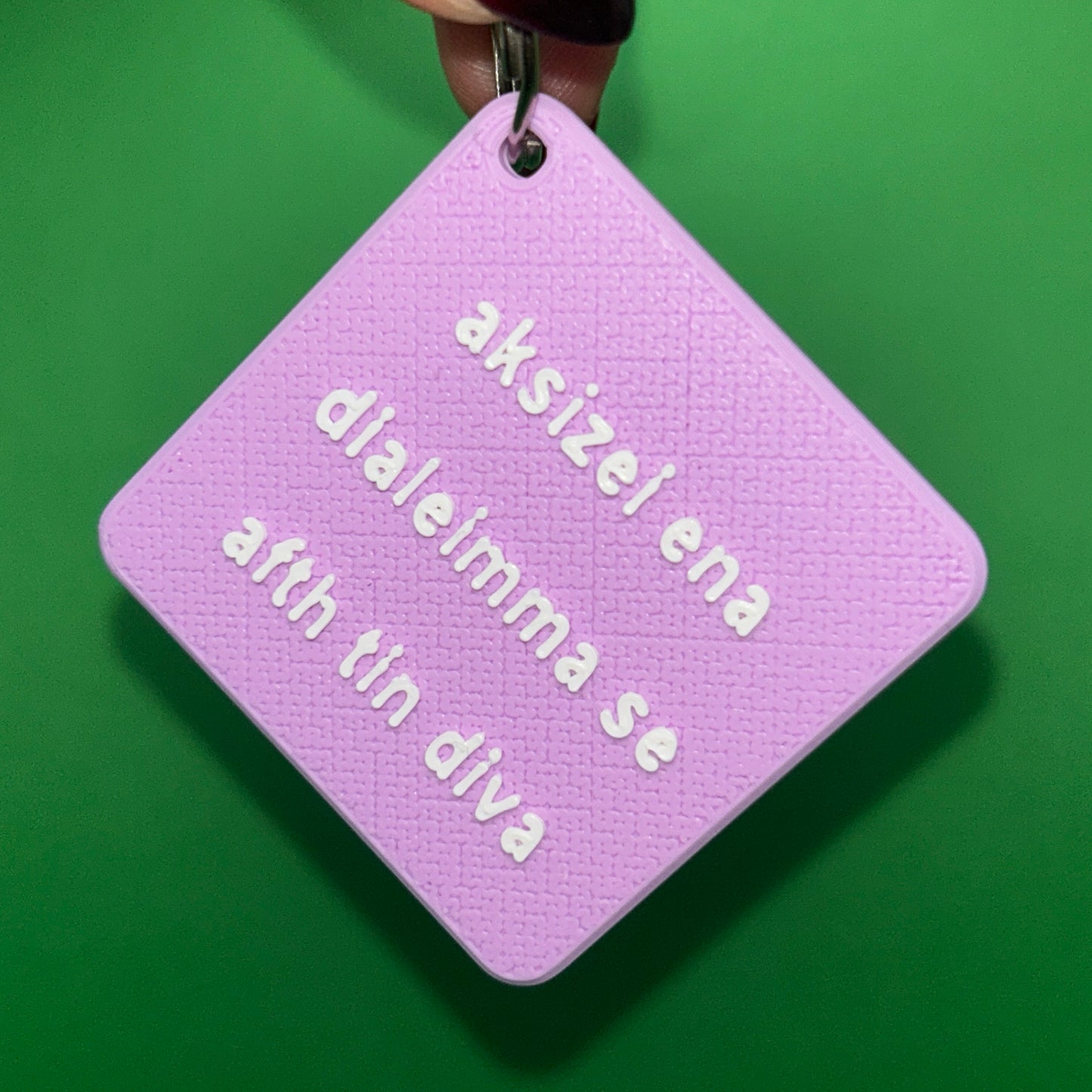 💜towoit 3D keychain - diva💜