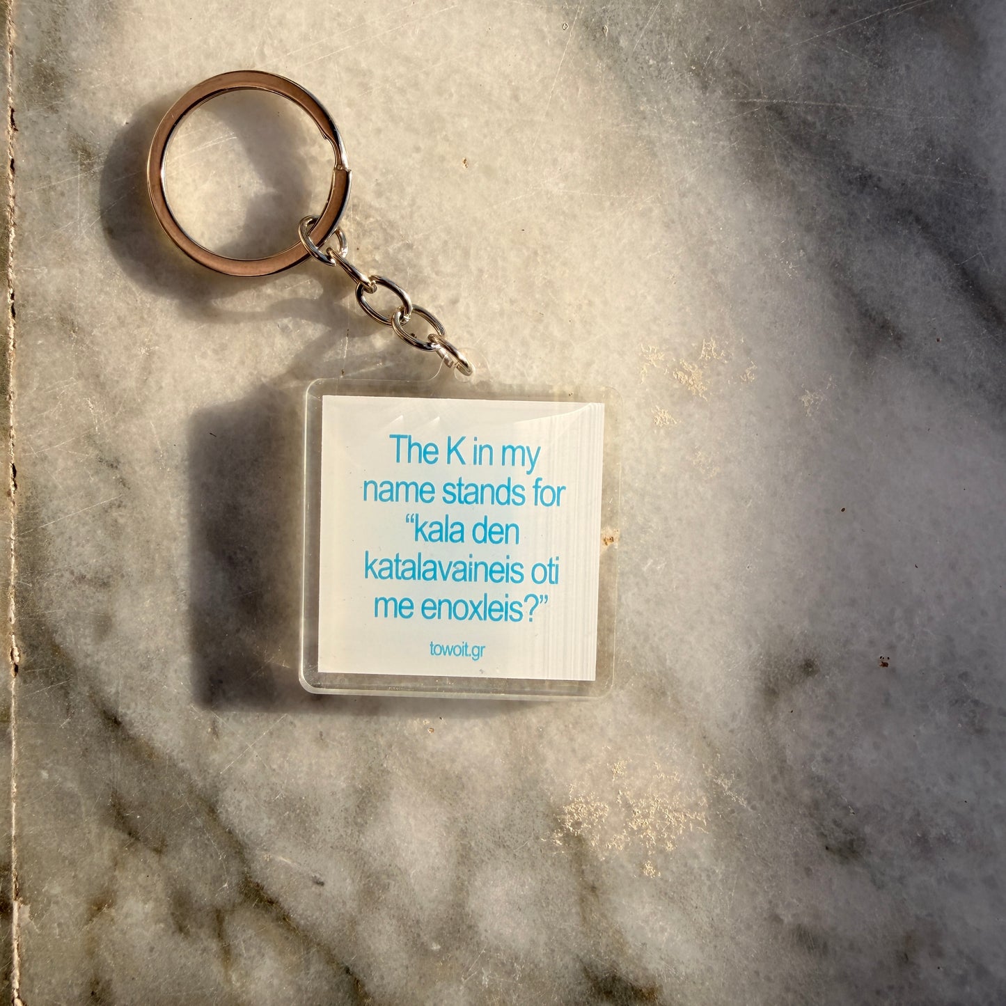 towoit plexiglass keychain - K