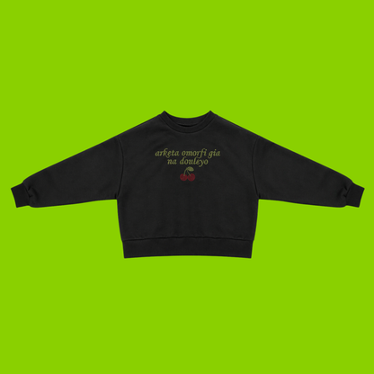 omorfi (strass) towoit crewneck
