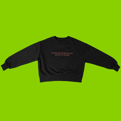 diva (strass) towoit crewneck