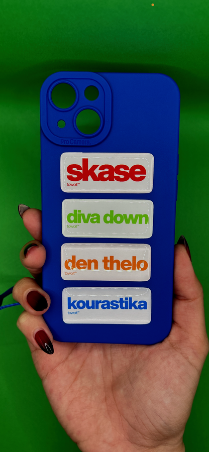 3D towoit sticker pack of 4 stickers