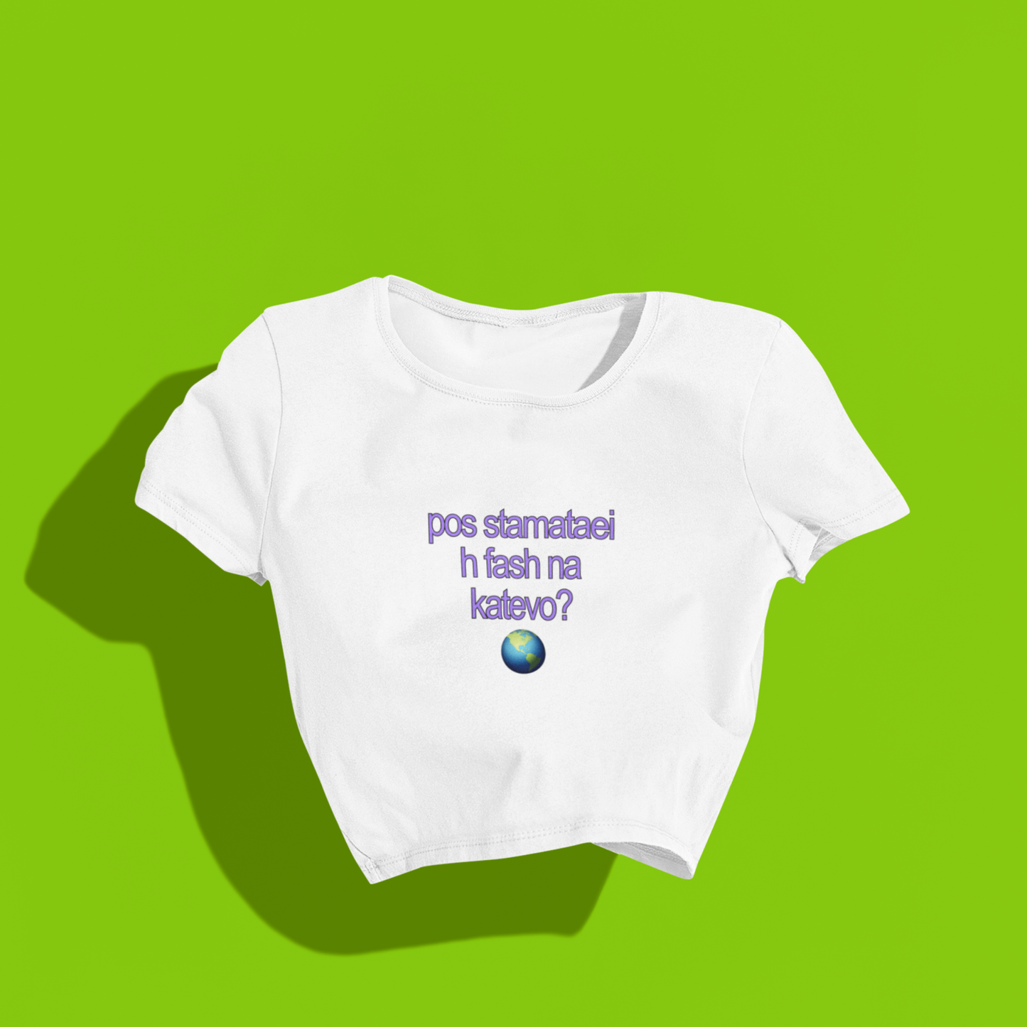 pos stamataei 🌎 crop top