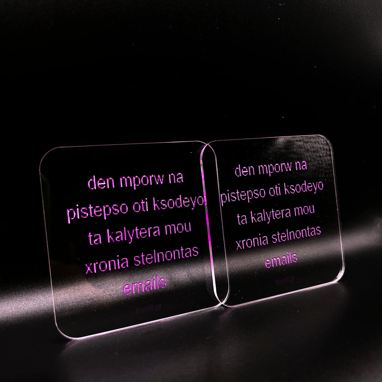 💻towoit coaster - emails 💻 (transparent)